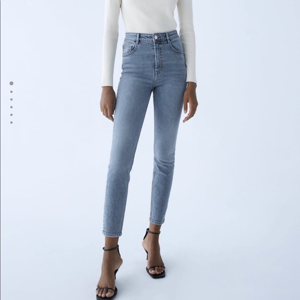 Zara high waist jeans size 6